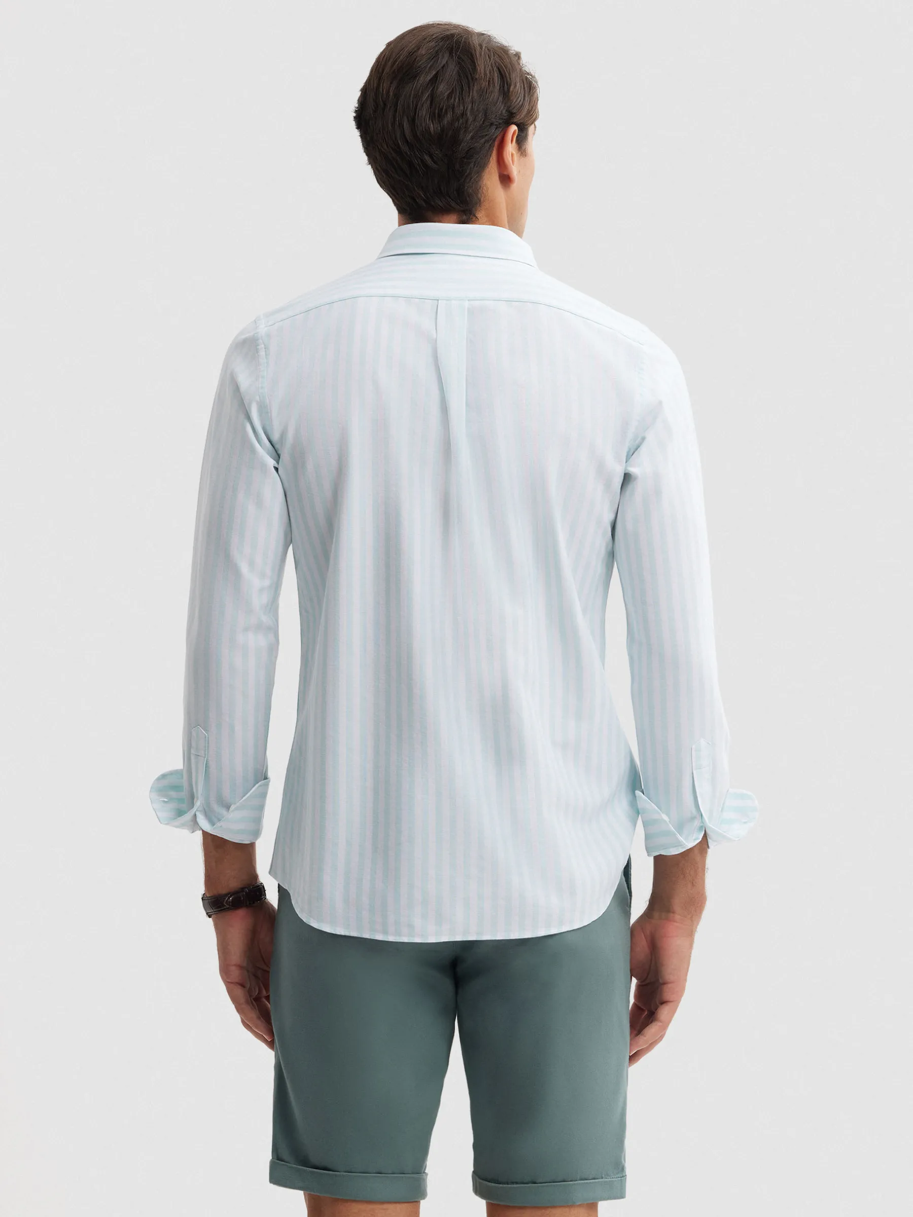 Oxford<Alvaro Moreno CAMISA OXFORD SUNSET Verde Agua