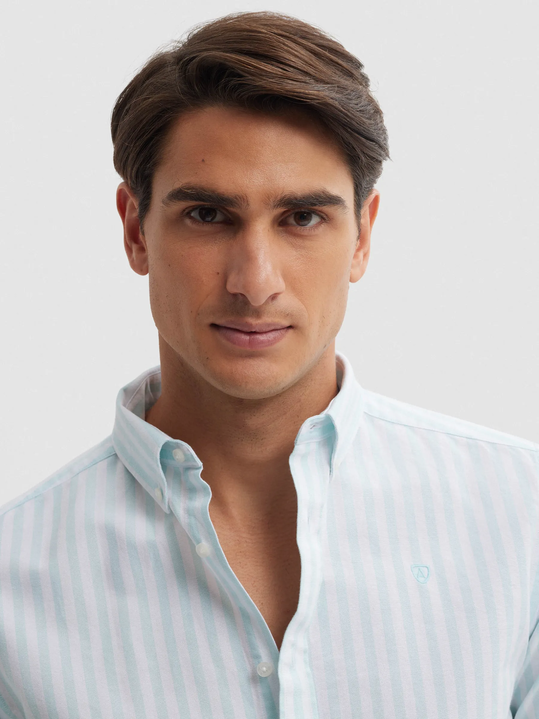 Oxford<Alvaro Moreno CAMISA OXFORD SUNSET Verde Agua