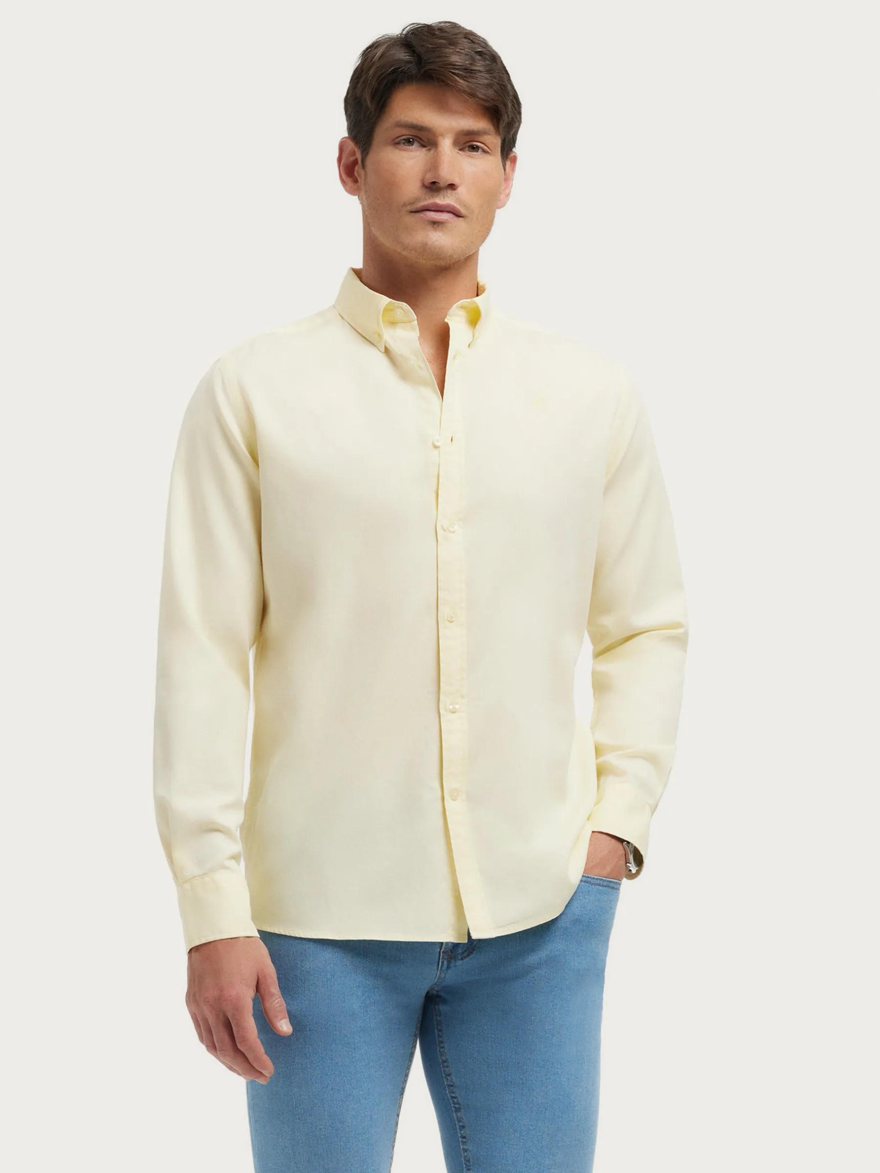 Casual<Alvaro Moreno CAMISA PANAMA DYE Amarillo