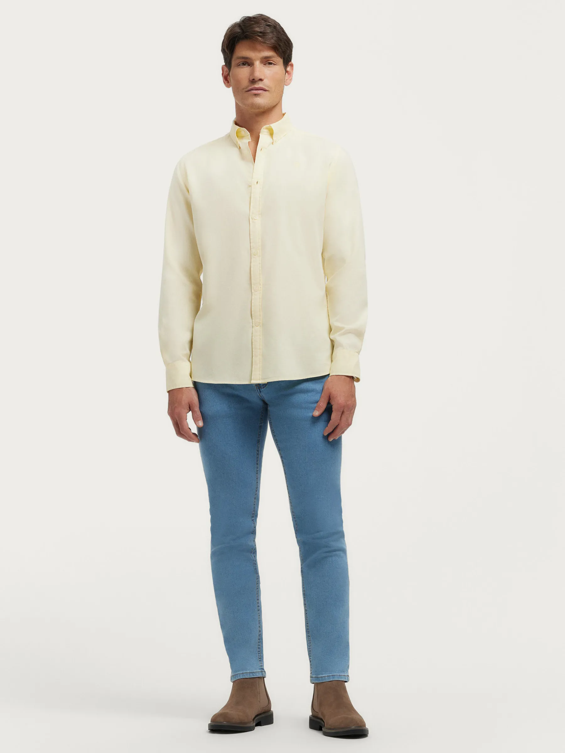 Casual<Alvaro Moreno CAMISA PANAMA DYE Amarillo