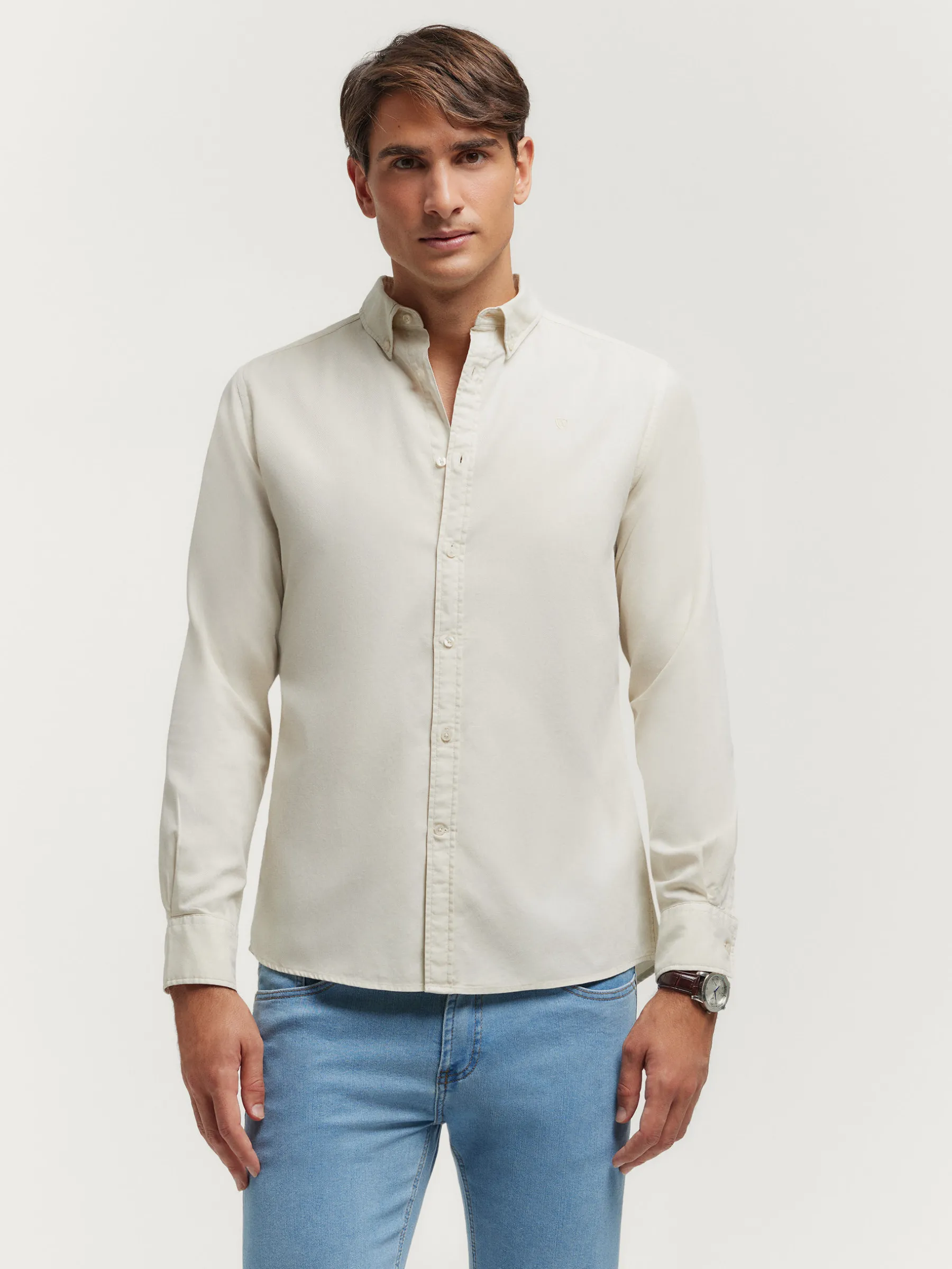 Casual<Alvaro Moreno CAMISA PANAMA DYE Beige