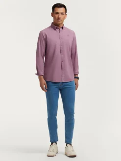 Casual<Alvaro Moreno CAMISA PANAMA DYE Burdeos