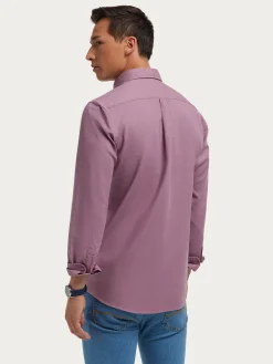 Casual<Alvaro Moreno CAMISA PANAMA DYE Burdeos