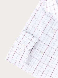 Casual<Alvaro Moreno CAMISA POPELIN CUADROS Burdeos