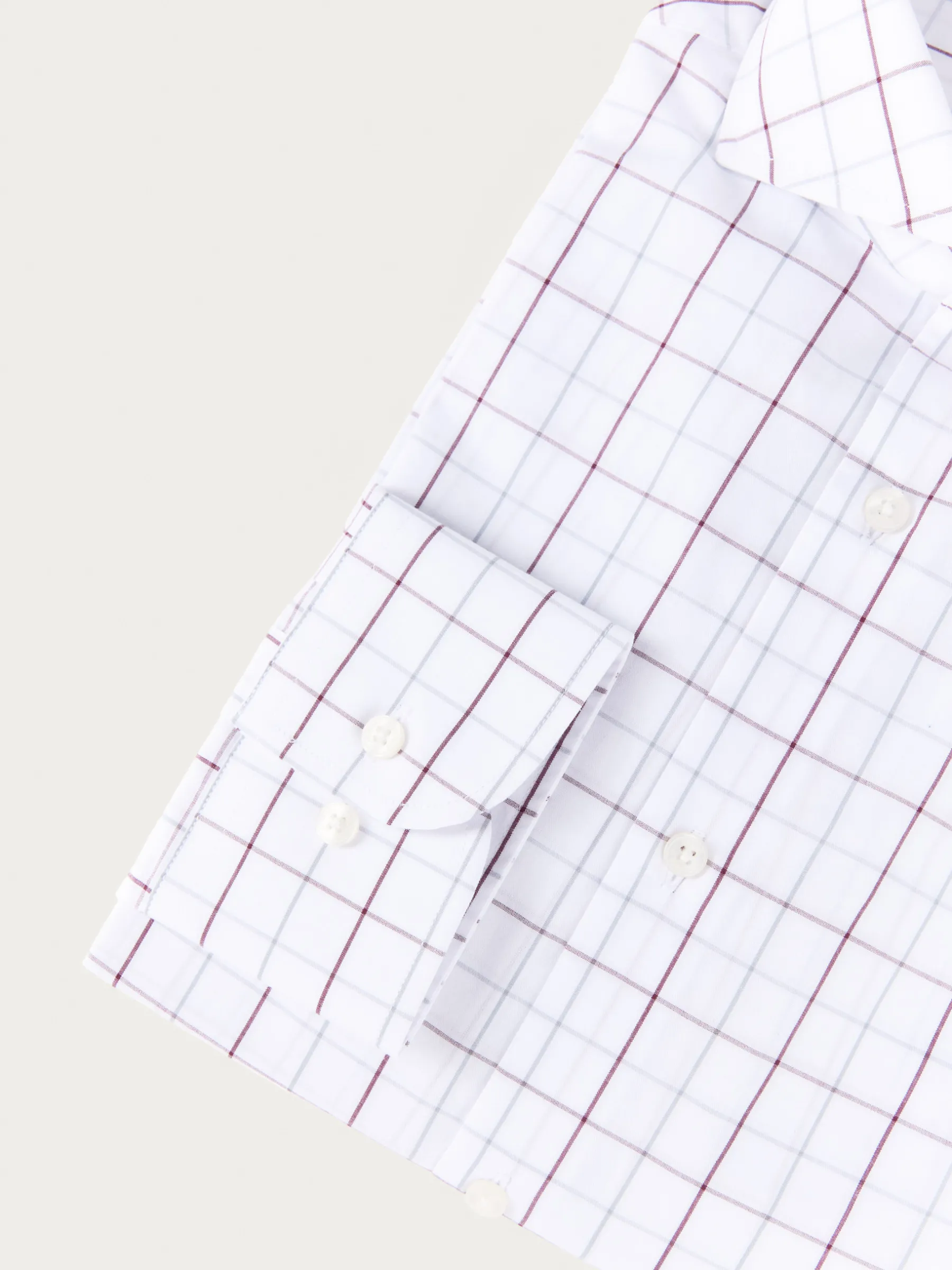 Casual<Alvaro Moreno CAMISA POPELIN CUADROS Burdeos