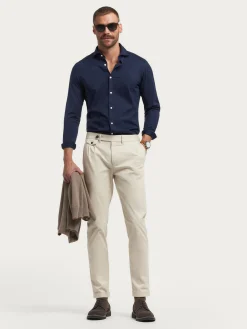 Casual<Alvaro Moreno CAMISA PUNTO ELASTICO Azul Marino