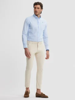 Casual<Alvaro Moreno CAMISA RAYAS DUTTON Celeste