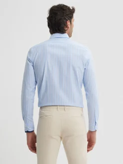 Casual<Alvaro Moreno CAMISA RAYAS DUTTON Celeste