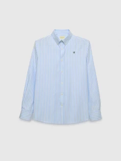 Casual<Alvaro Moreno CAMISA RAYAS DUTTON Celeste