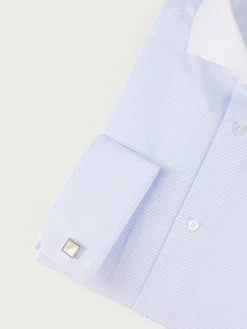 Camisas Vestir|Camisas Vestir<Alvaro Moreno CAMISA RAYAS P.DOBLE Celeste