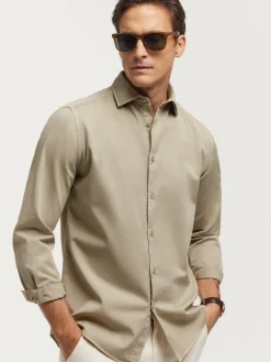 Casual<Alvaro Moreno CAMISA TWILL DYE Beige