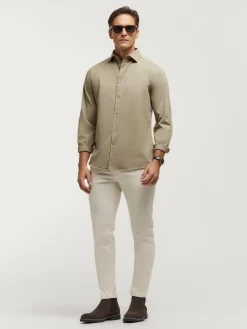 Casual<Alvaro Moreno CAMISA TWILL DYE Beige