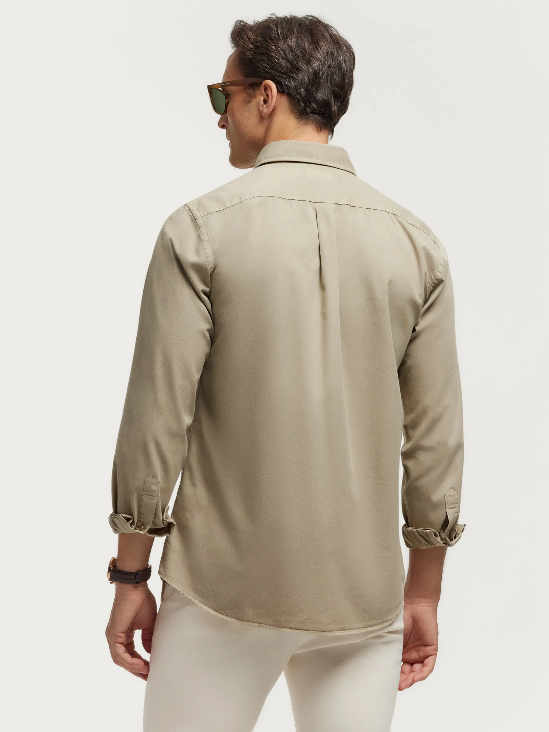 Casual<Alvaro Moreno CAMISA TWILL DYE Beige