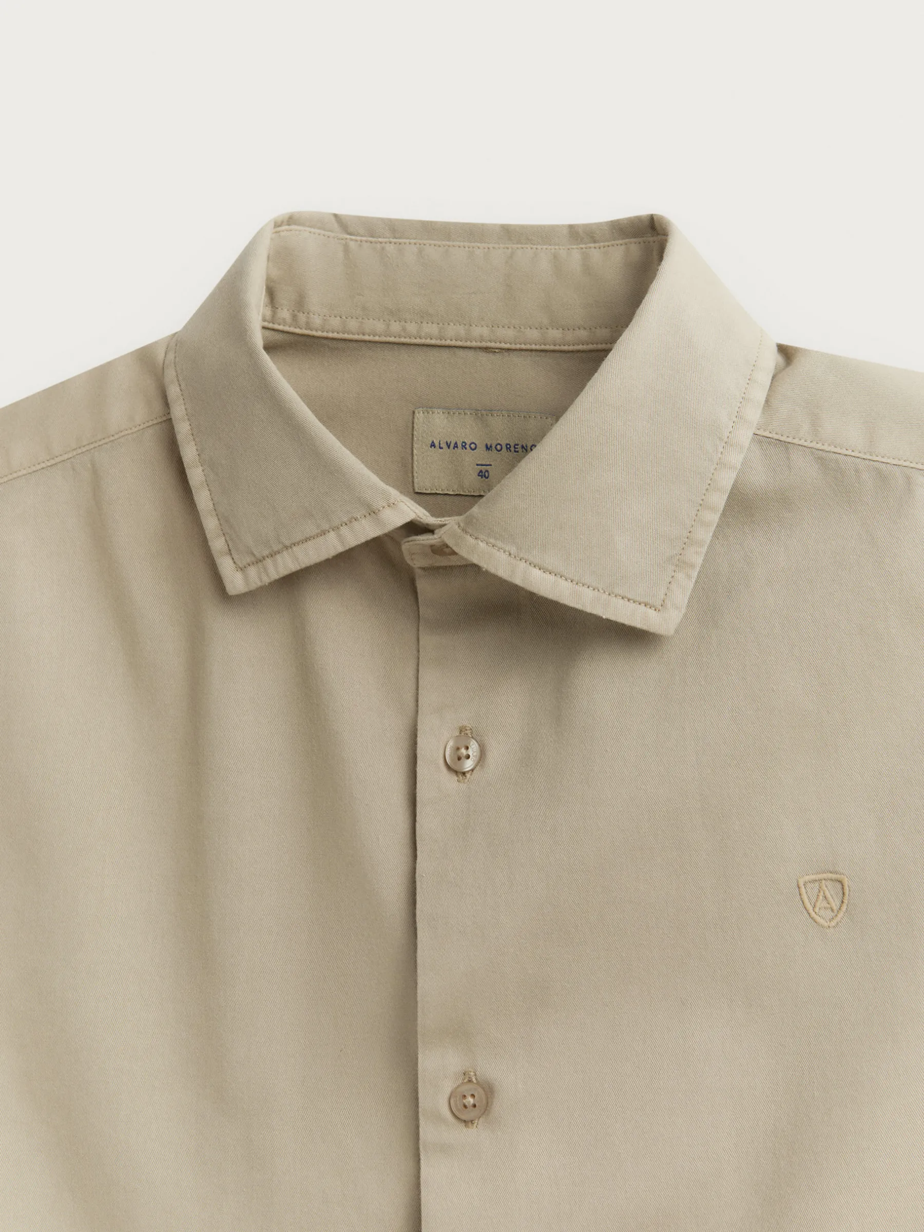 Casual<Alvaro Moreno CAMISA TWILL DYE Beige