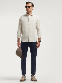 Casual<Alvaro Moreno CAMISA TWILL DYE Crudo