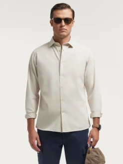 Casual<Alvaro Moreno CAMISA TWILL DYE Crudo