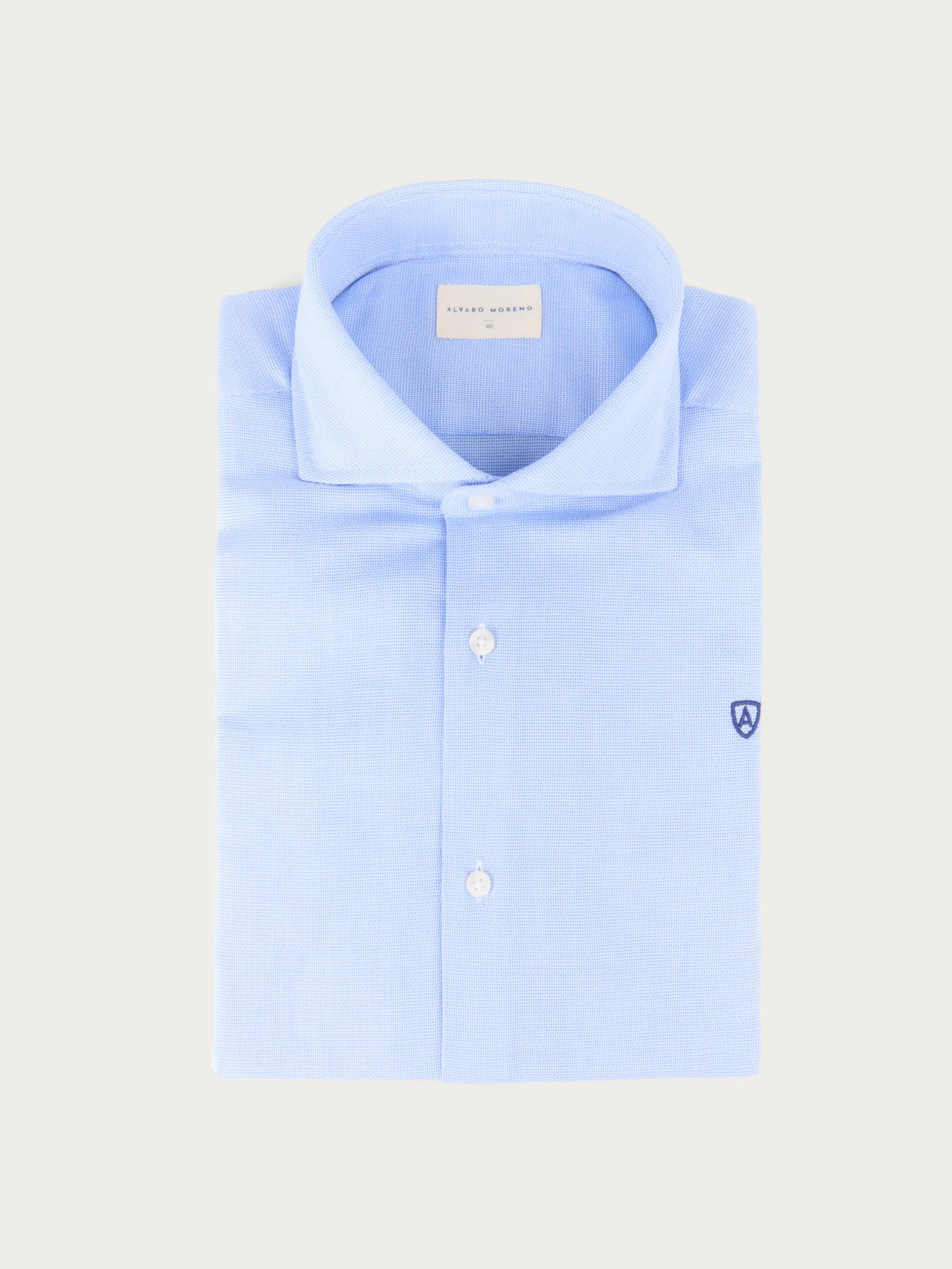 Camisas Vestir|Vestir<Alvaro Moreno CAMISA VESTIR DOBBY Azul