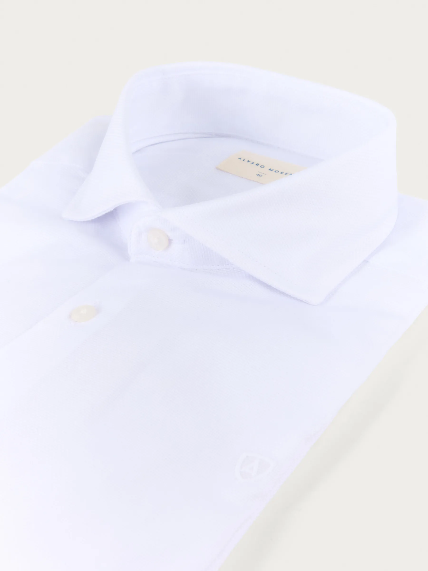 Camisas Vestir|Vestir<Alvaro Moreno CAMISA VESTIR DOBBY Blanco