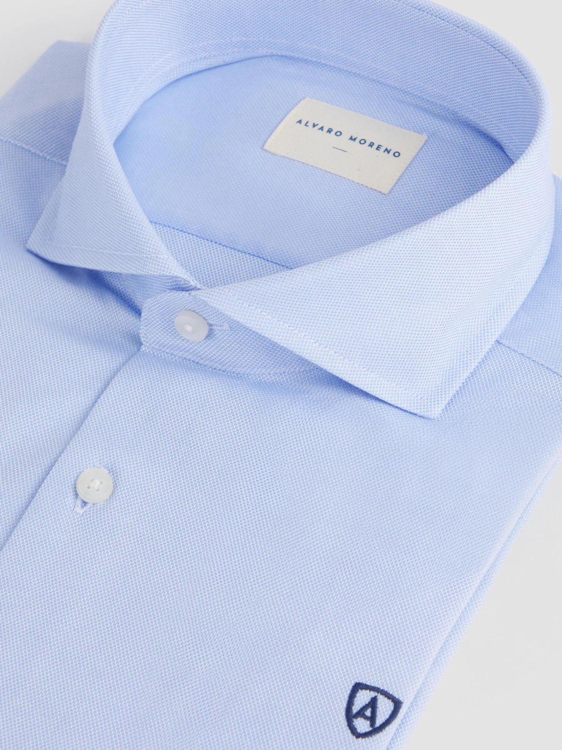 Camisas Vestir|Camisas Vestir<Alvaro Moreno CAMISA VESTIR ESTRUCTURA Azul