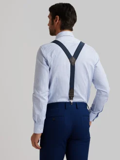 Camisas Vestir|Camisas Vestir<Alvaro Moreno CAMISA VESTIR RAYAS Celeste