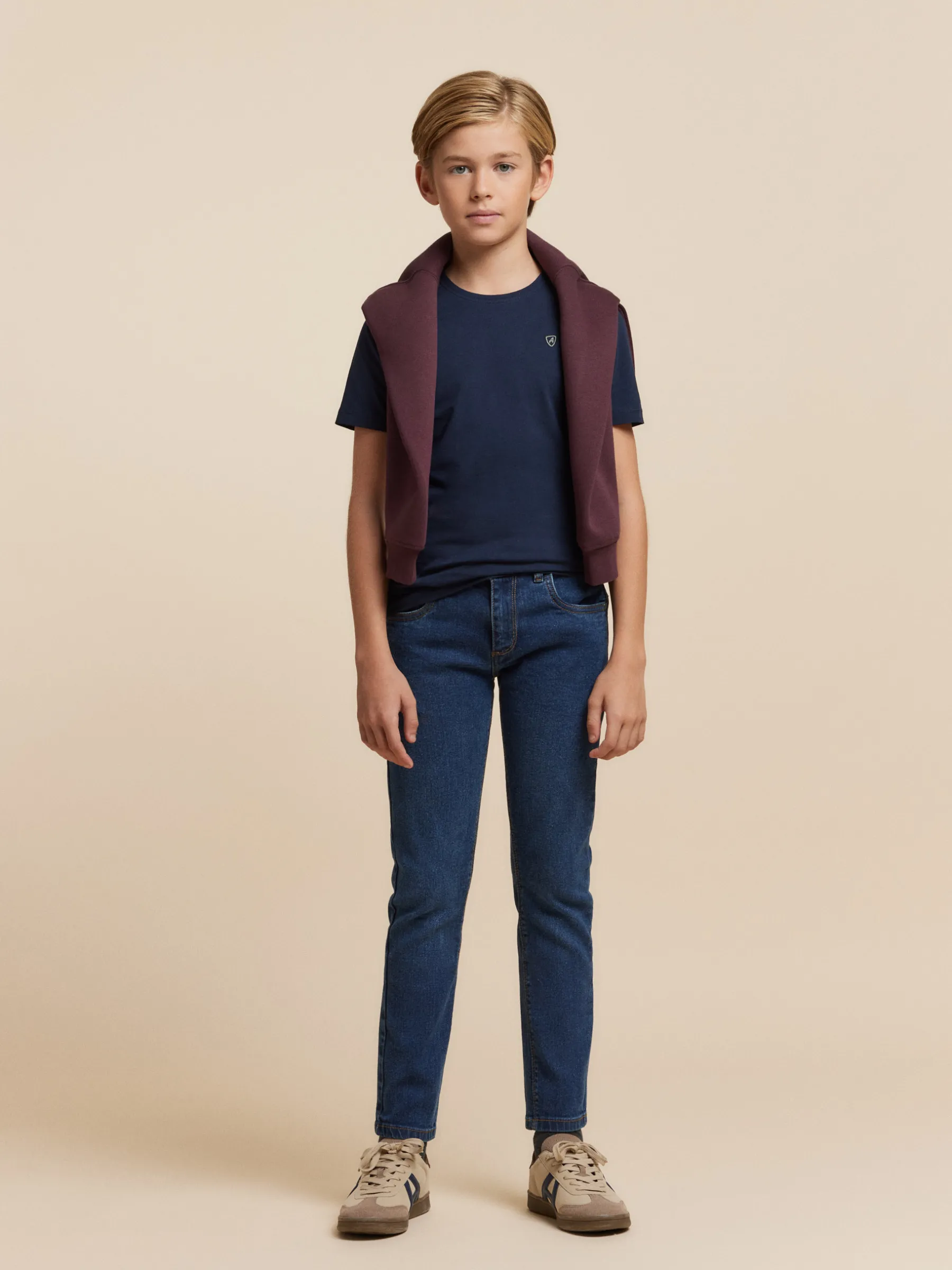 Camisetas<Alvaro Moreno CAMISETA BASICA KIDS Azul Marino