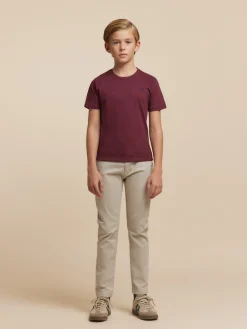 Camisetas<Alvaro Moreno CAMISETA BASICA KIDS Burdeos