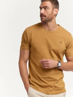 Camisetas<Alvaro Moreno CAMISETA BASICA Mostaza