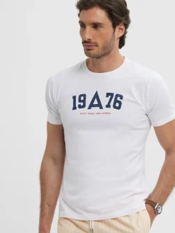 Camisetas<Alvaro Moreno CAMISETA COLLEGE Blanco