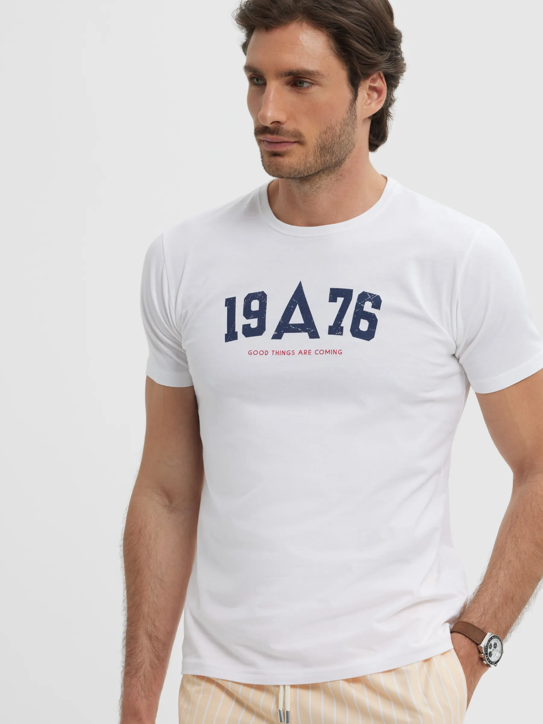 Camisetas<Alvaro Moreno CAMISETA COLLEGE Blanco