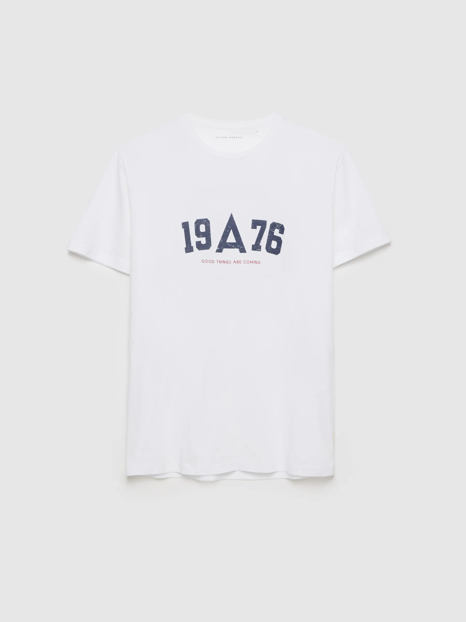 Camisetas<Alvaro Moreno CAMISETA COLLEGE Blanco