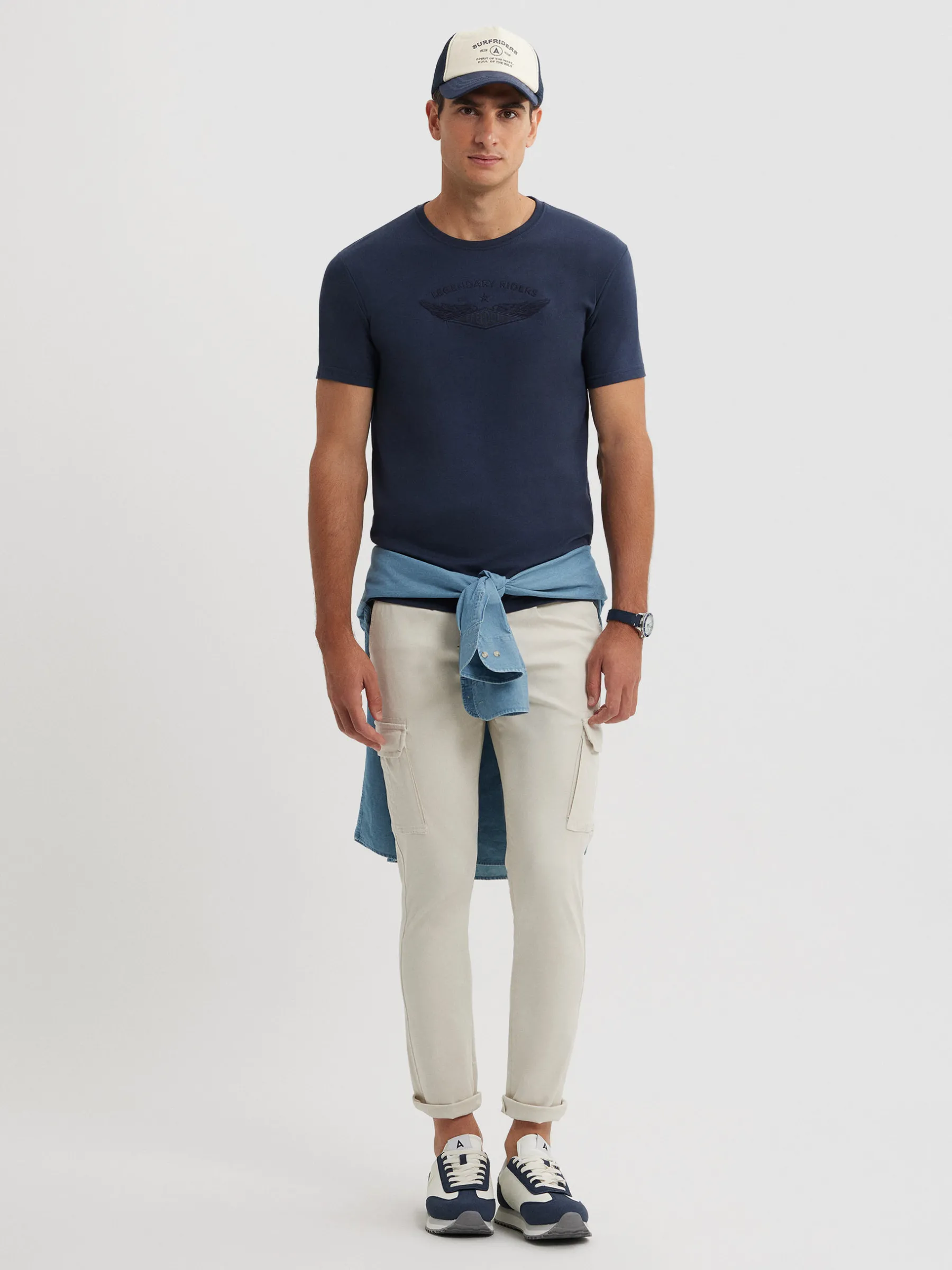 Camisetas<Alvaro Moreno CAMISETA FREEDOM Azul Marino