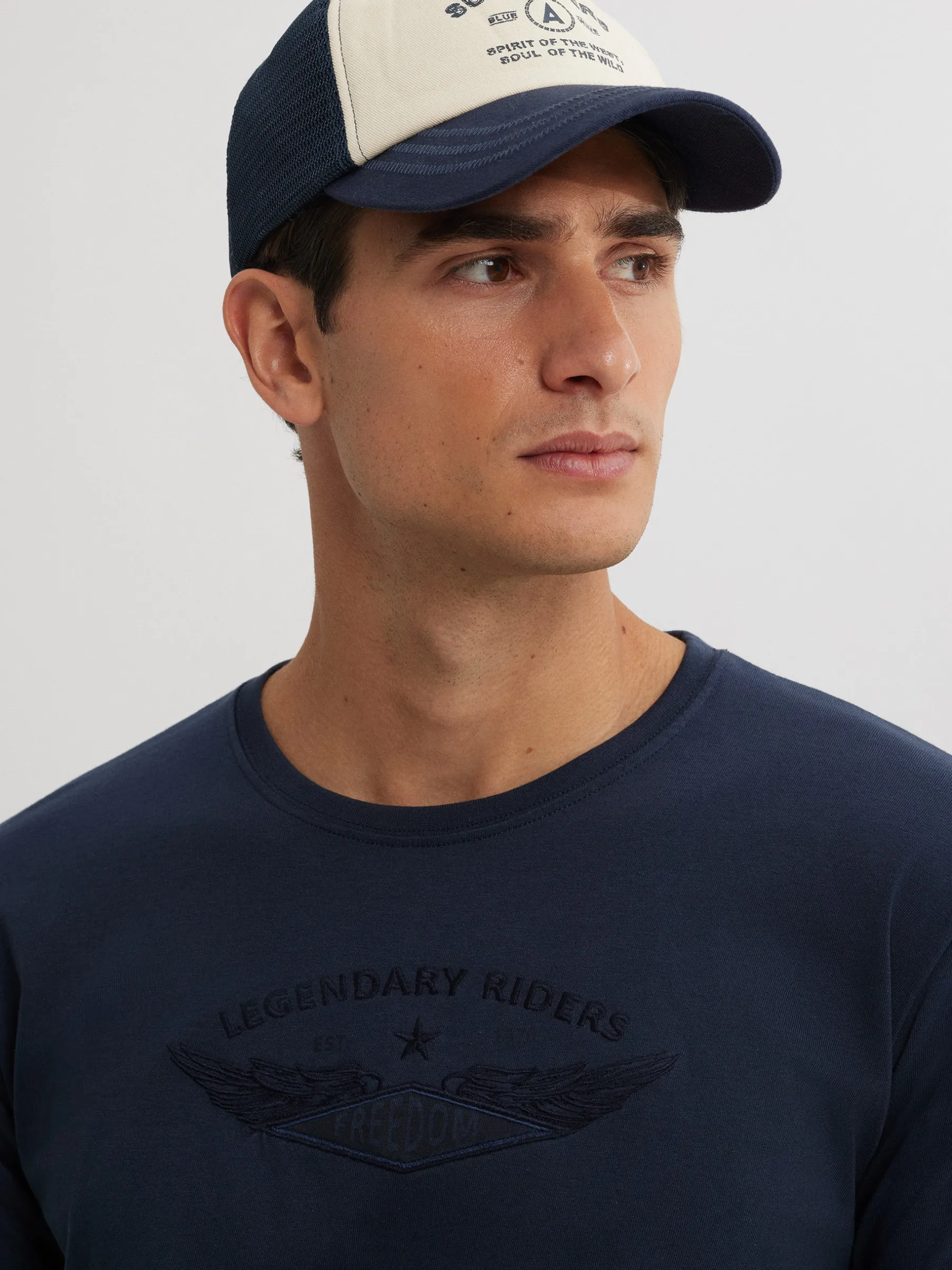 Camisetas<Alvaro Moreno CAMISETA FREEDOM Azul Marino