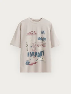 Teen|Camisetas<Alvaro Moreno CAMISETA HARMONY Beige