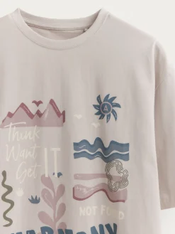 Teen|Camisetas<Alvaro Moreno CAMISETA HARMONY Beige