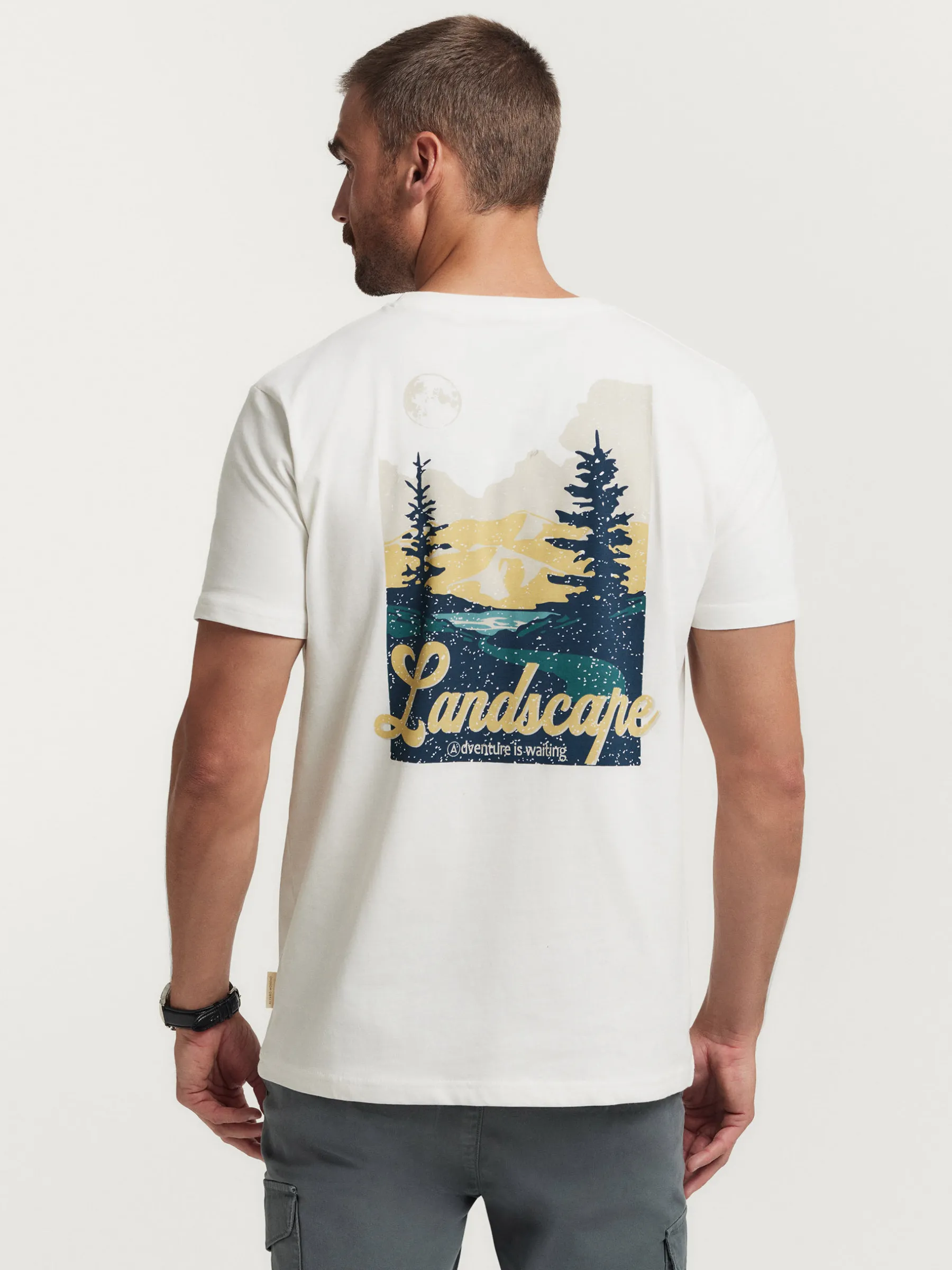 Camisetas<Alvaro Moreno CAMISETA LANDSCAPE Blanco