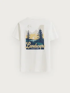 Camisetas<Alvaro Moreno CAMISETA LANDSCAPE Blanco