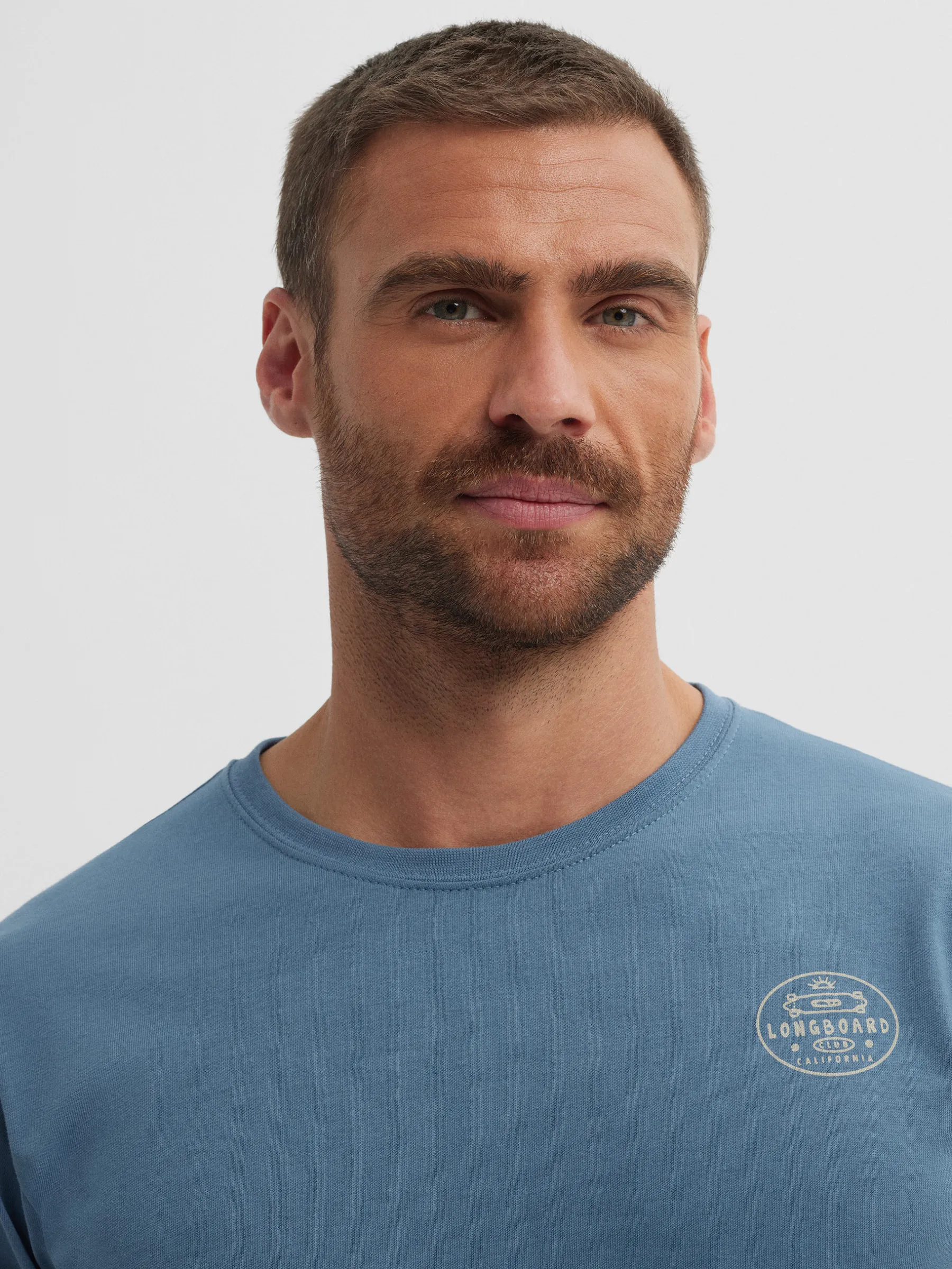 Camisetas<Alvaro Moreno CAMISETA LONGBOARD Azul