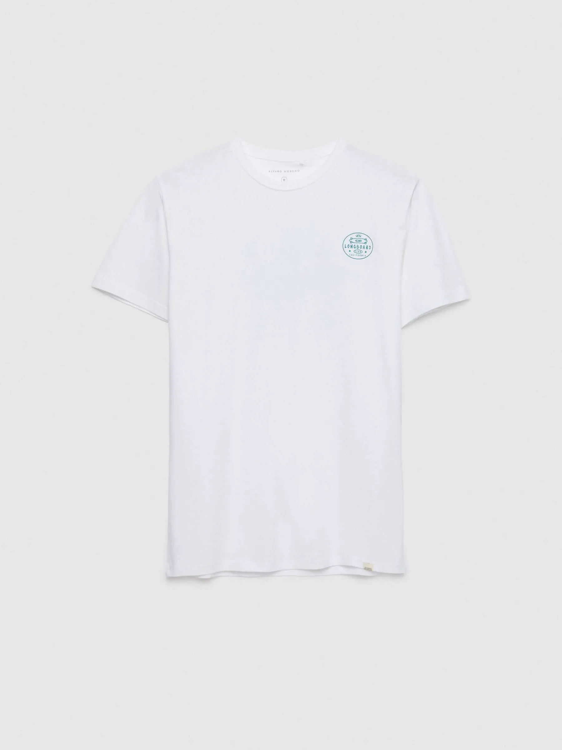 Camisetas<Alvaro Moreno CAMISETA LONGBOARD Blanco