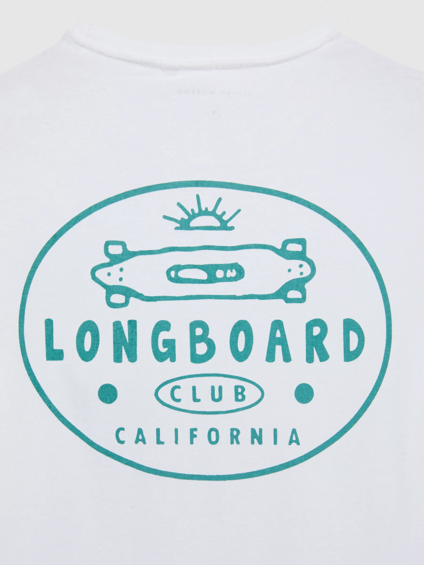Camisetas<Alvaro Moreno CAMISETA LONGBOARD Blanco