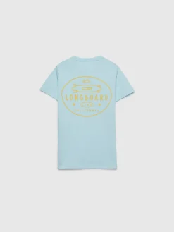 Camisetas<Alvaro Moreno CAMISETA LONGBOARD KIDS Verde Agua