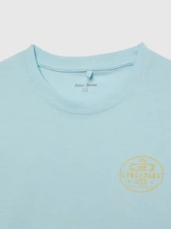 Camisetas<Alvaro Moreno CAMISETA LONGBOARD KIDS Verde Agua