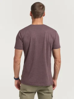 Camisetas<Alvaro Moreno CAMISETA MELANGE Burdeos