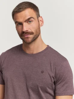 Camisetas<Alvaro Moreno CAMISETA MELANGE Burdeos