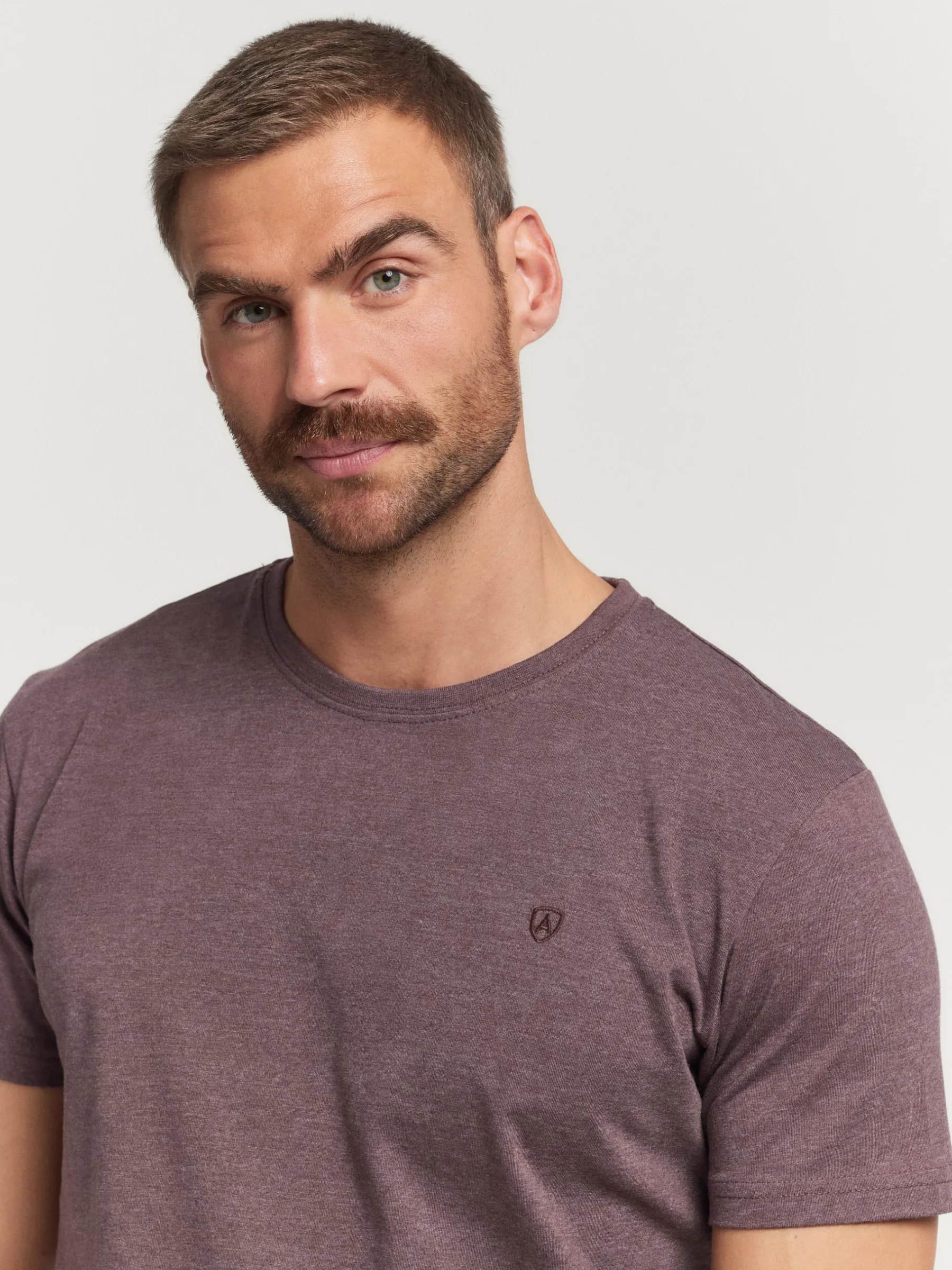 Camisetas<Alvaro Moreno CAMISETA MELANGE Burdeos