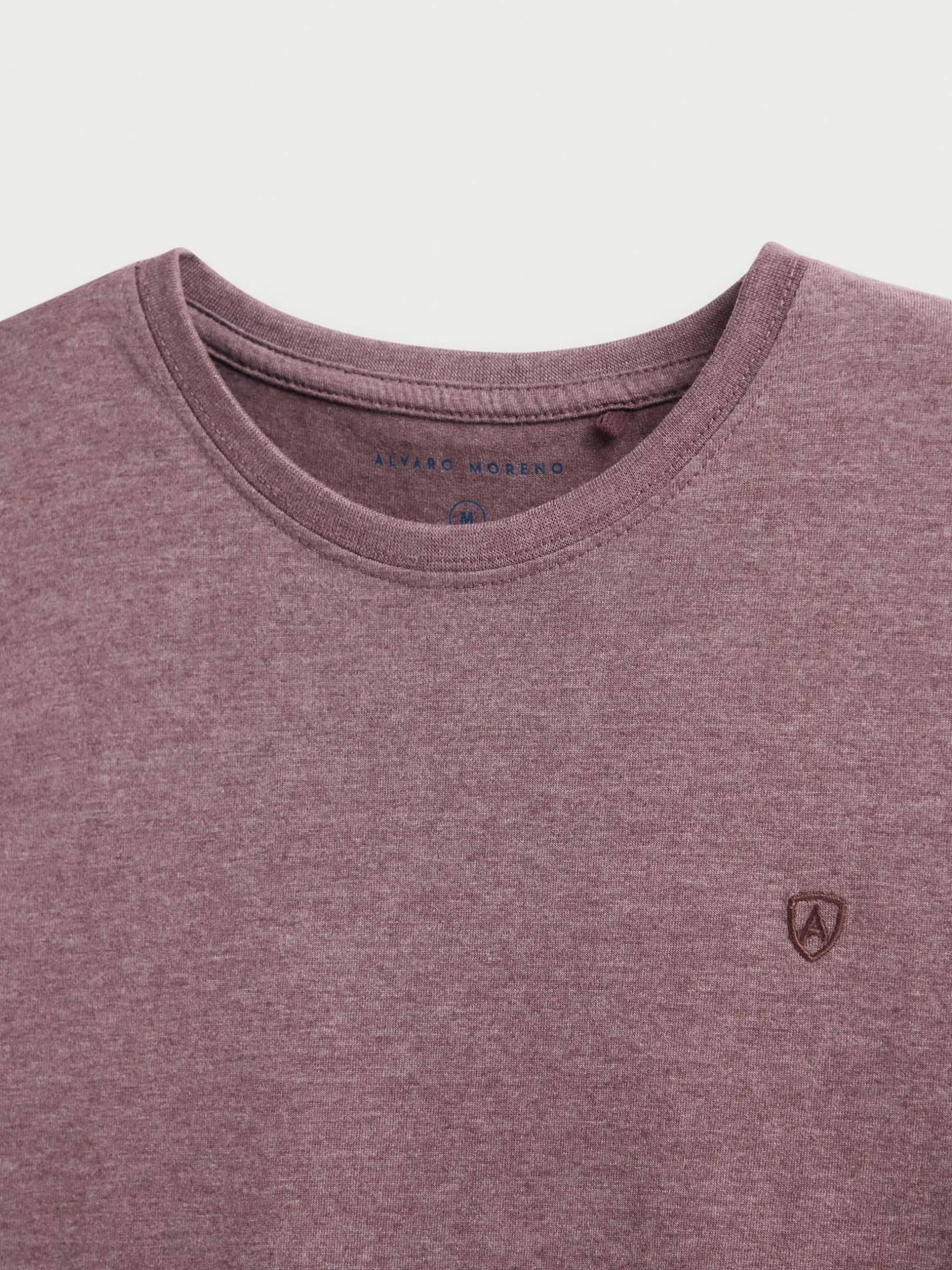 Camisetas<Alvaro Moreno CAMISETA MELANGE Burdeos