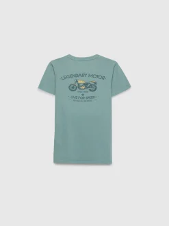 Camisetas<Alvaro Moreno CAMISETA MOTOR KIDS Verde