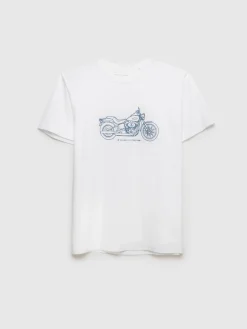 Camisetas<Alvaro Moreno CAMISETA MOTORCYCLE Blanco