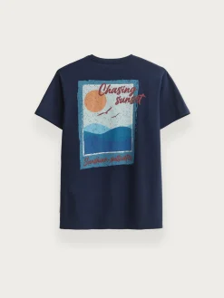 Camisetas<Alvaro Moreno CAMISETA SUNSET Azul Marino