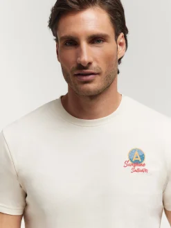 Camisetas<Alvaro Moreno CAMISETA SUNSET Beige