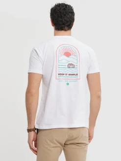 Camisetas<Alvaro Moreno CAMISETA SUNSET Blanco